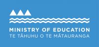 Ministry of Education logo blue
