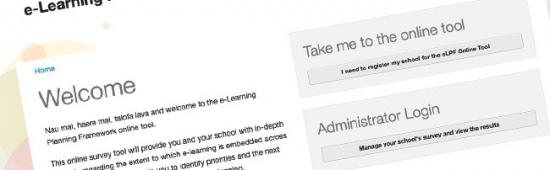 A screen shot of the e-LPF online tool